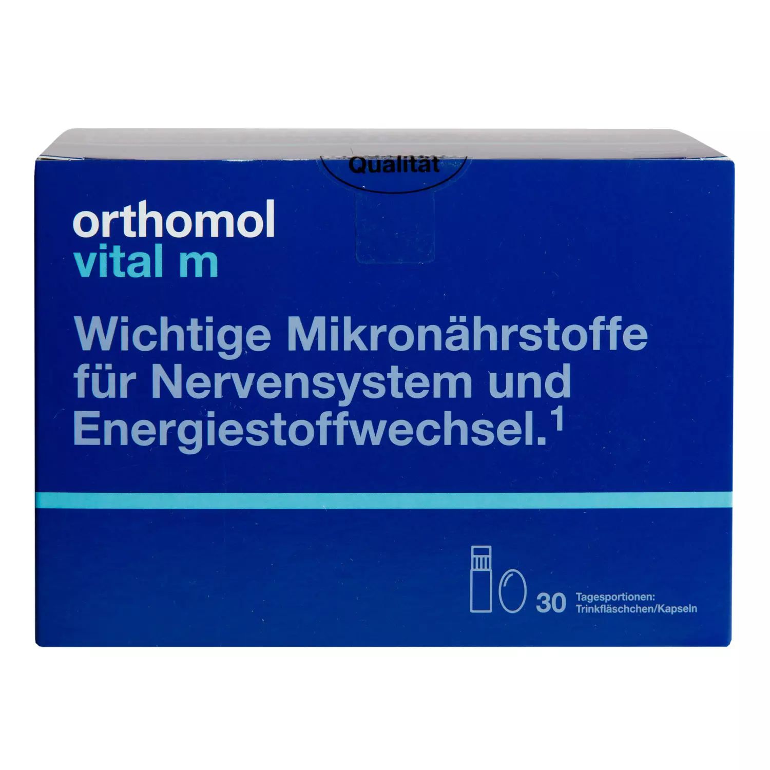 Набор Ортомол Vital M Ортомол бутылочка 20 мл + капсулы 800 мг + капсулы 700мг 30 шт.