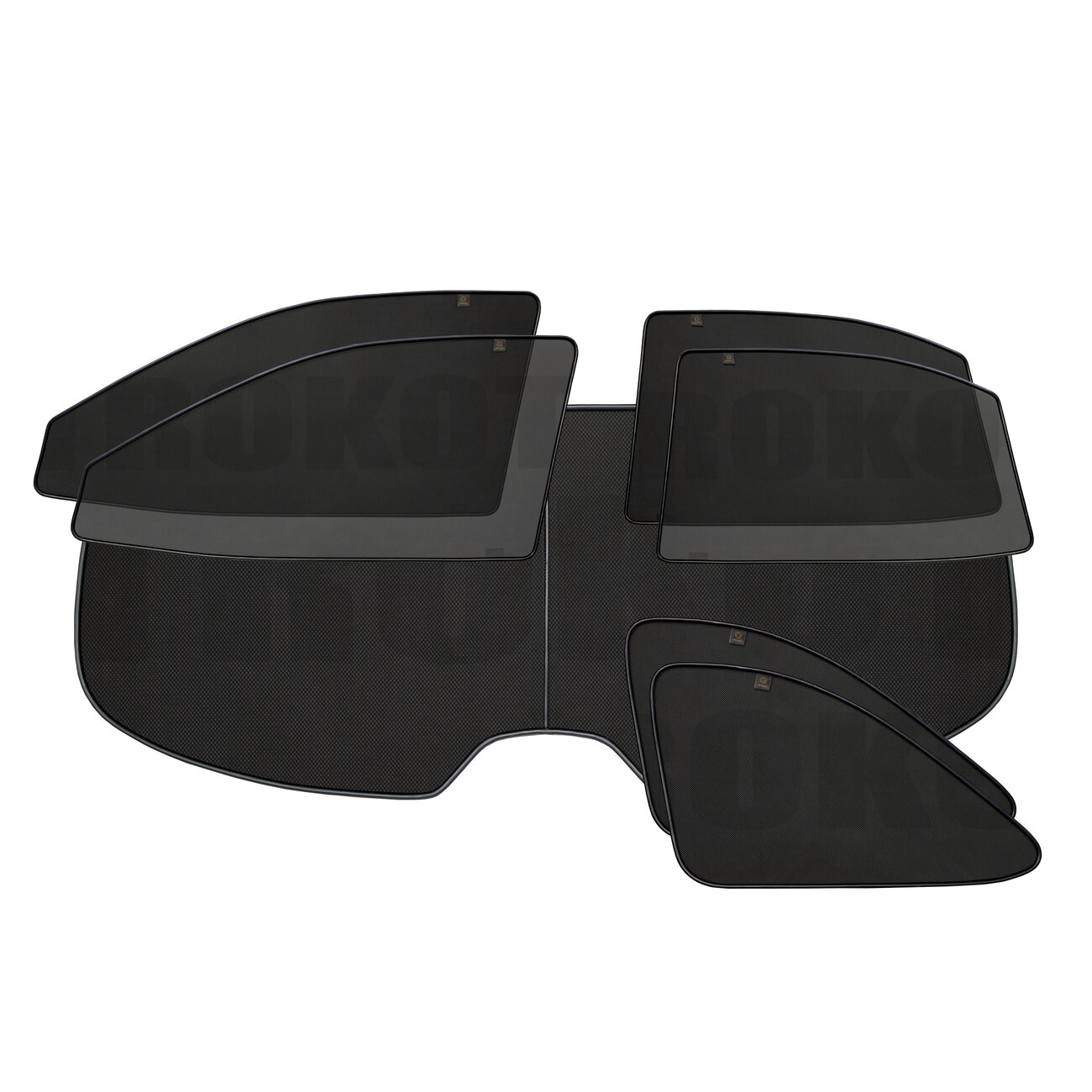 

Автошторки TROKOT Standert для Mercedes-Benz Viano 1 W639, L2 2004-2014 TR093412S, Черный