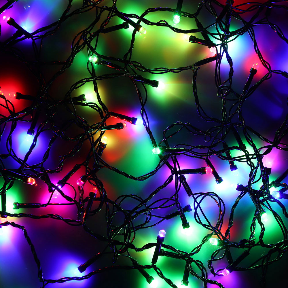 фото Гирлянда сноубум вьюн мультицвет внутренняя 9 м 100 лампочек сноу бум
