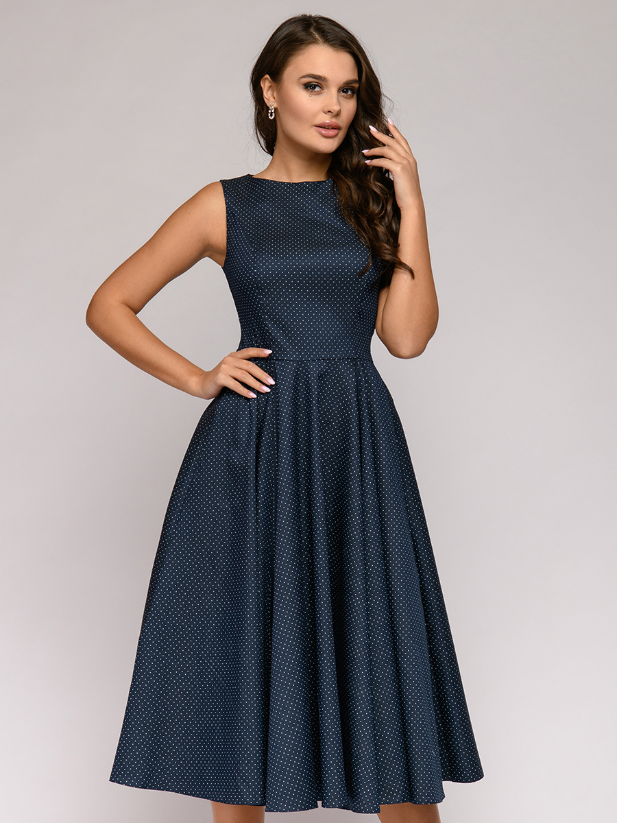 

Платье женское 1001dress 0112001-00532 синее 40, 0112001-00532