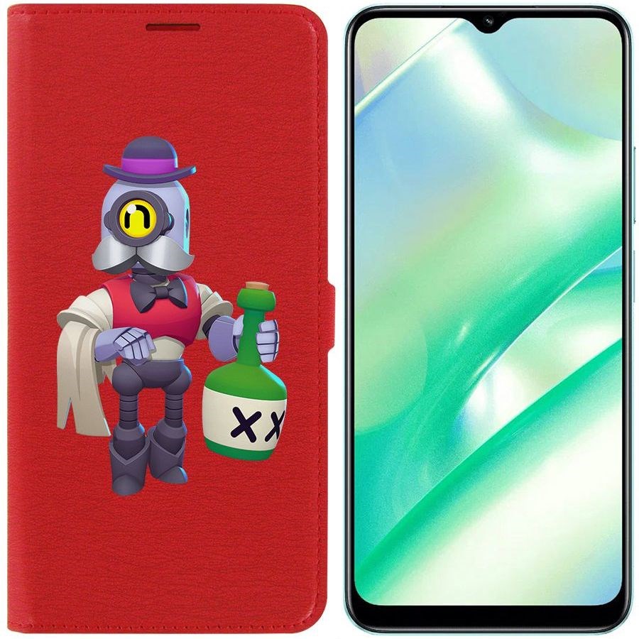 

Чехол-книжка Eco Book для Realme C33 Brawl Stars-Барли