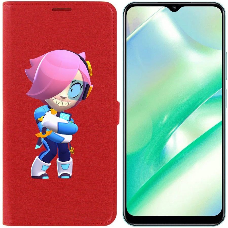 

Чехол-книжка Eco Book для Realme C33 Brawl Stars-Колетт Навигатор