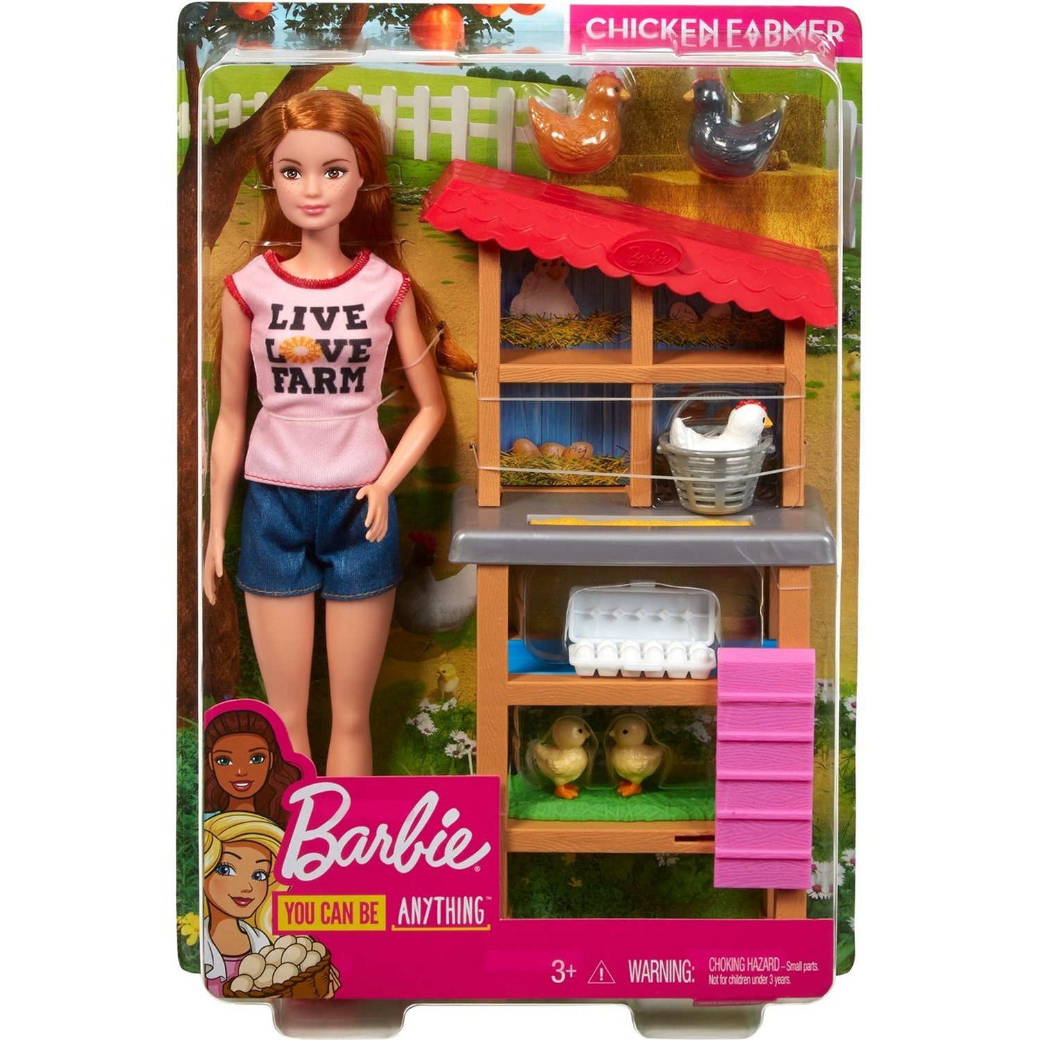 фото Набор игровой barbie кем быть куриный фермер fxp15