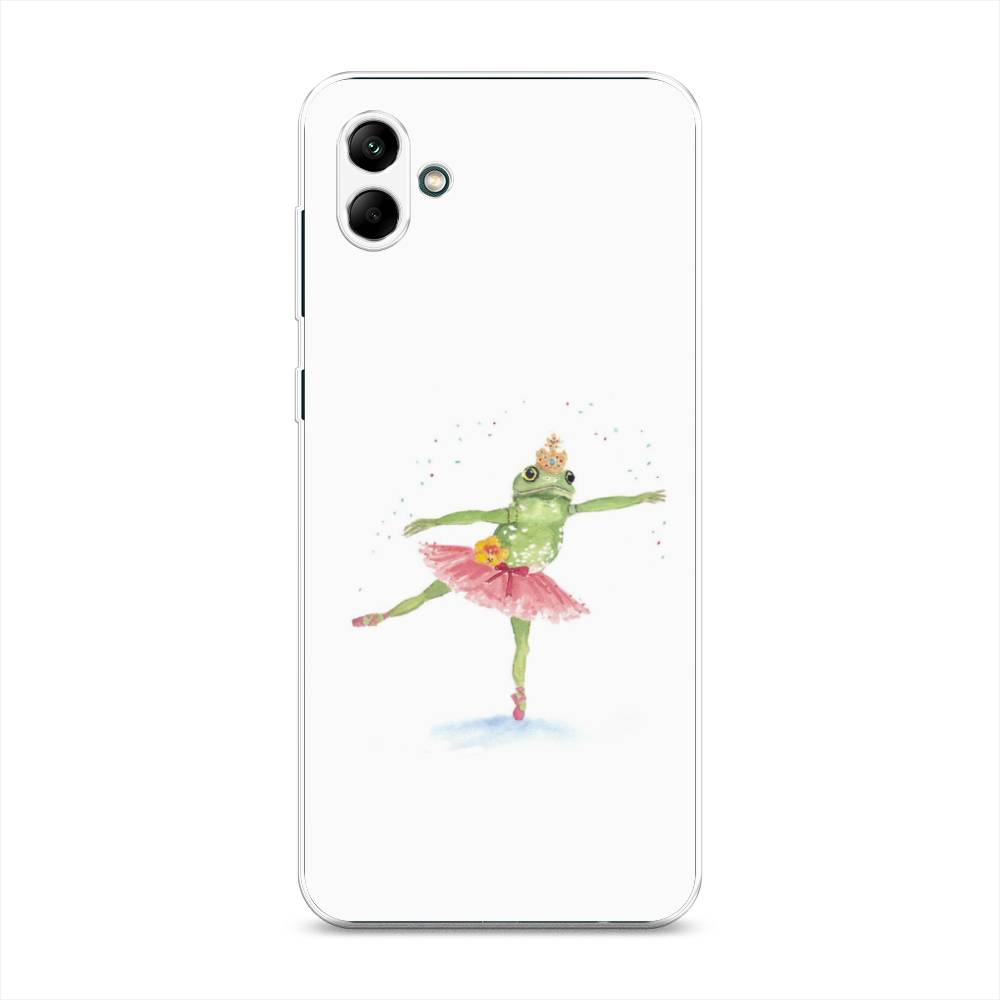 

Чехол на Samsung Galaxy A04 "Лягушка-балерина", Зеленый, 2107050-4