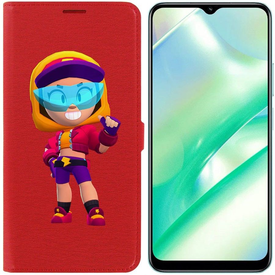 

Чехол-книжка Eco Book для Realme C33 Brawl Stars-Стритстайл Макс