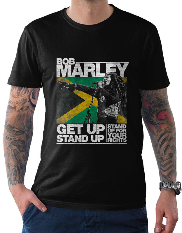 фото Футболка мужская design heroes bob marley черная xs