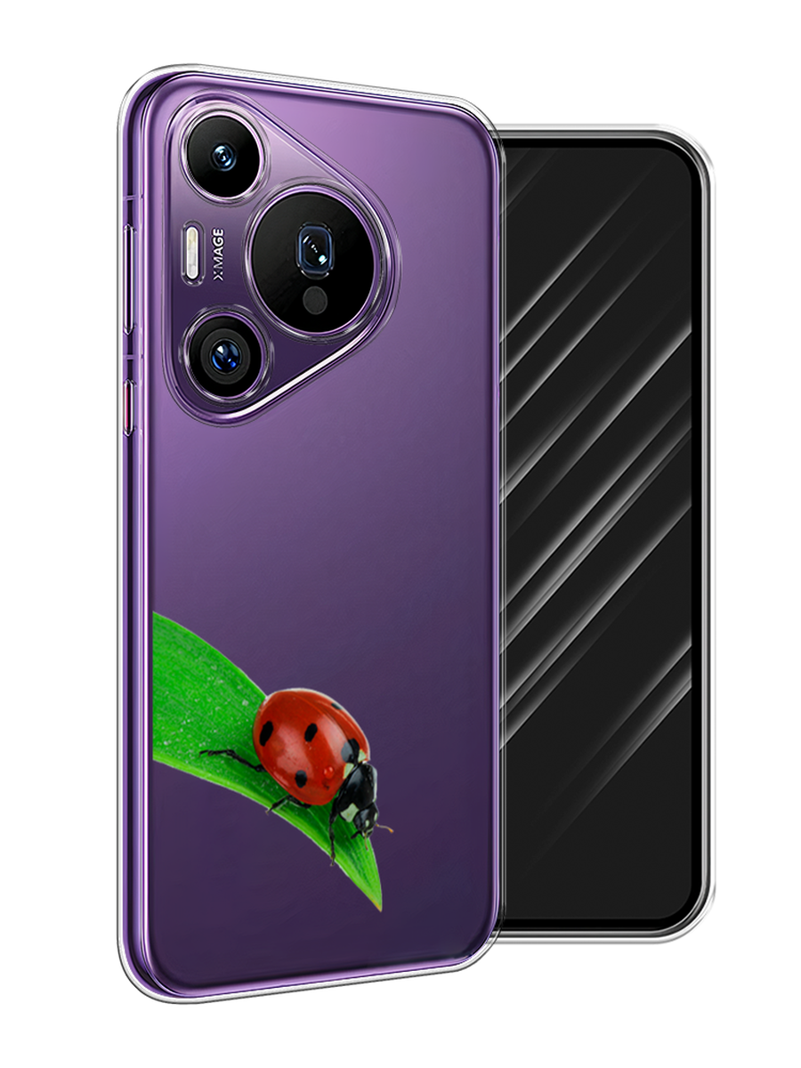 

Чехол Awog на Huawei Pura 70 Pro/70 Pro Plus "На счастье", Белый;красный;зеленый, 6124150-1