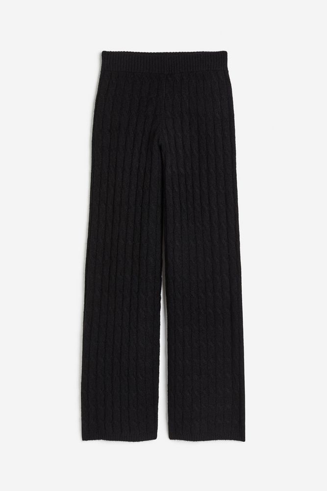 

Брюки женские H&M 1117665 черные S, Черный, 1117665