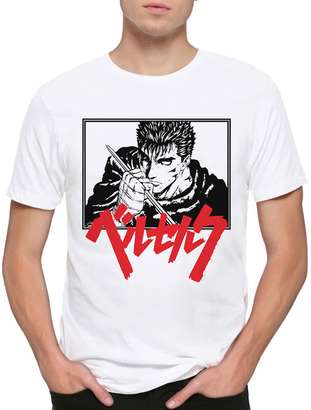 фото Футболка мужская design heroes berserk - гатс белая xl