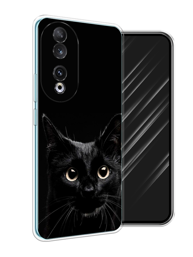 

Чехол Awog на Honor 90 "Добрый кот", Черный