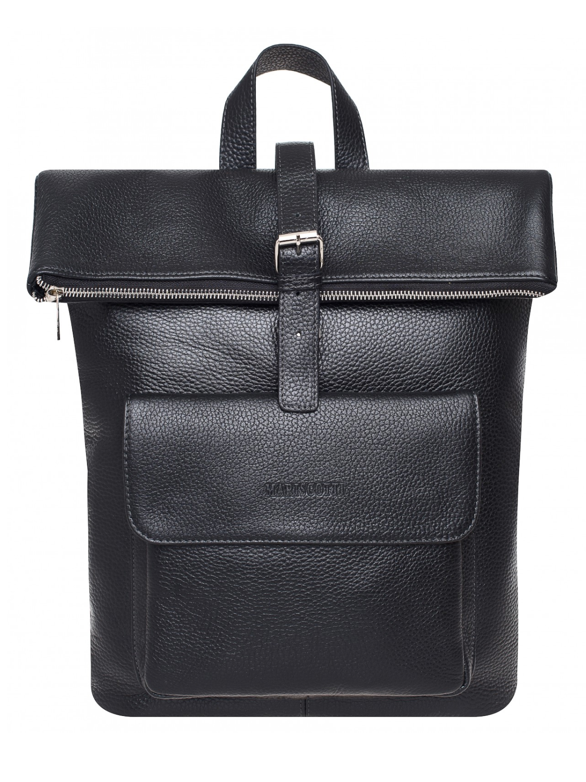 Рюкзак унисекс Franchesco Mariscotti 2-1084 черный, 38,5х30х9,5 см