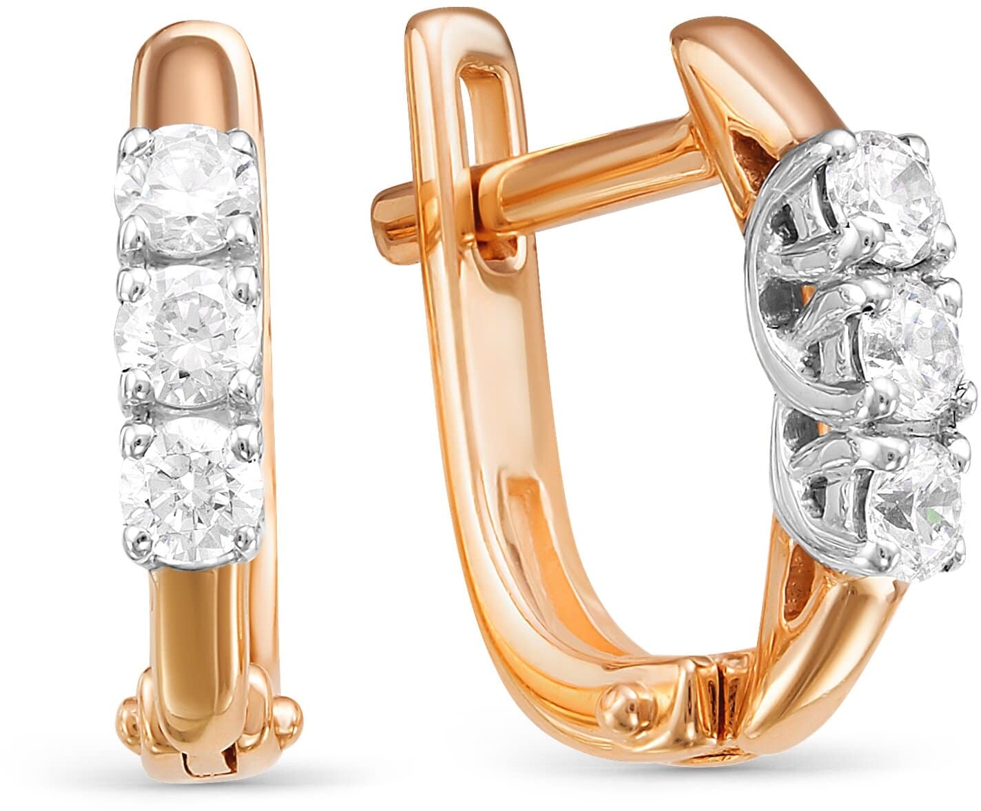 

Серьги женские из золота Diamond Union 5-2128-103-2К, бриллиант, 5-2128-103-2К