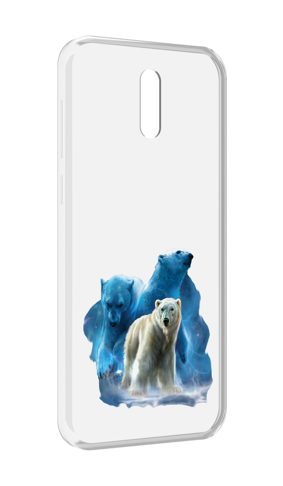 

Чехол MyPads полярный медведь для Alcatel 3L (2019), Прозрачный, Tocco
