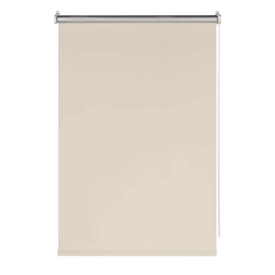 

Штора рулонная Prakto Blackout Silver светло-бежевая, 100x160 см