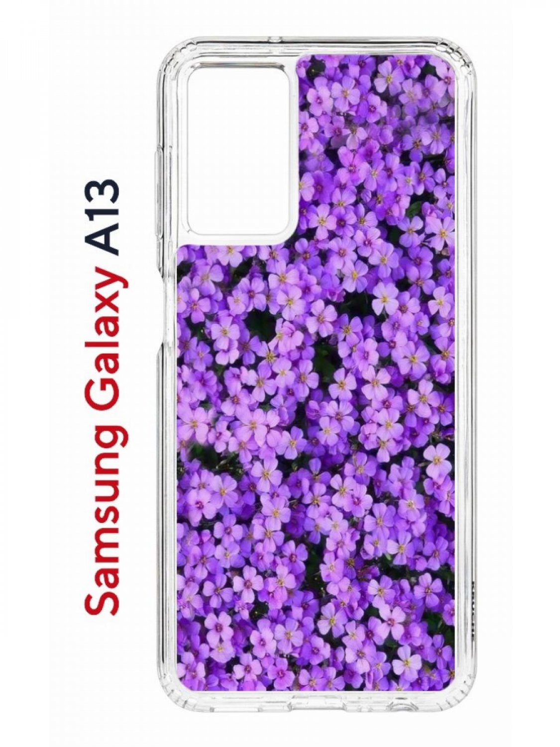 Чехол на Samsung A13 Kruche Print Обриета, противоударный бампер, с защитой камеры