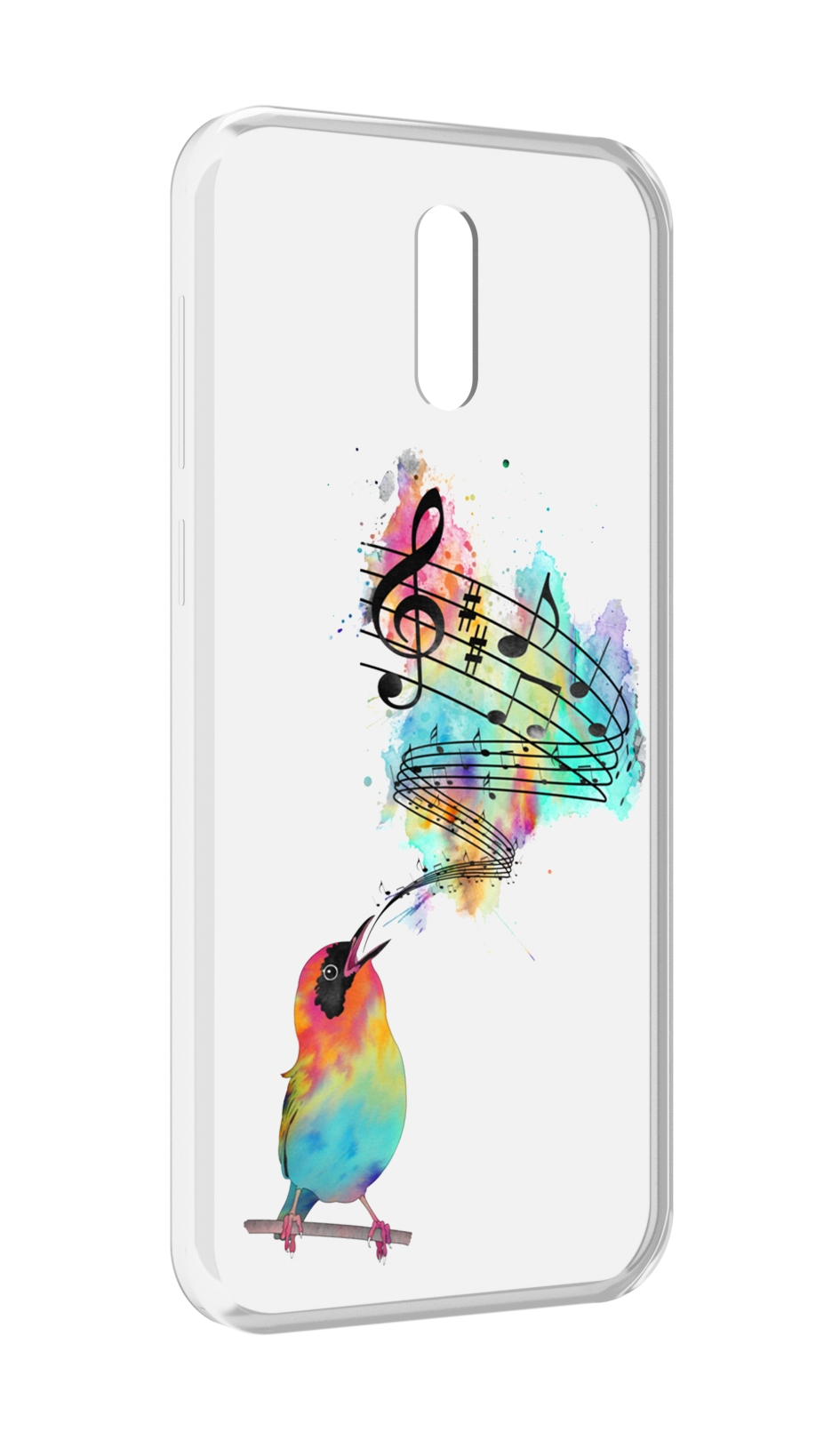 

Чехол MyPads певчая птичка для Alcatel 3L (2019), Прозрачный, Tocco