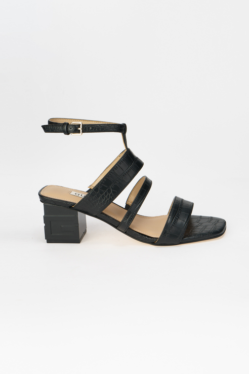 фото Босоножки женские guess fl6ml2pel03black черные 39 ru