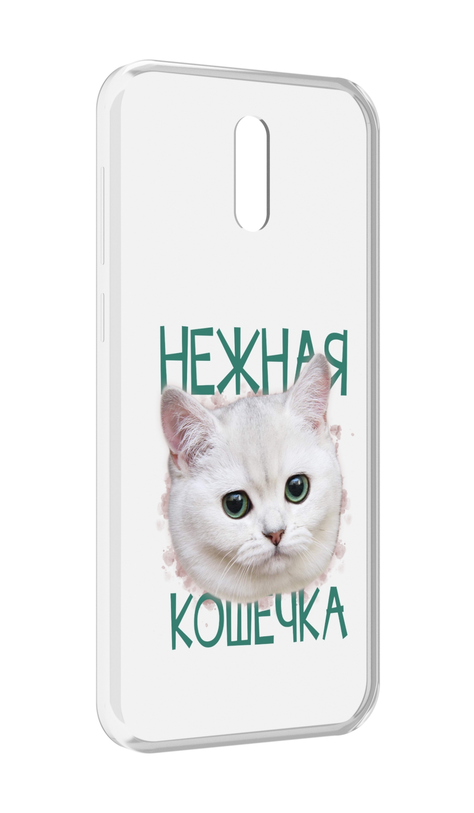 

Чехол MyPads нежная кошечка для Alcatel 3L (2019), Прозрачный, Tocco