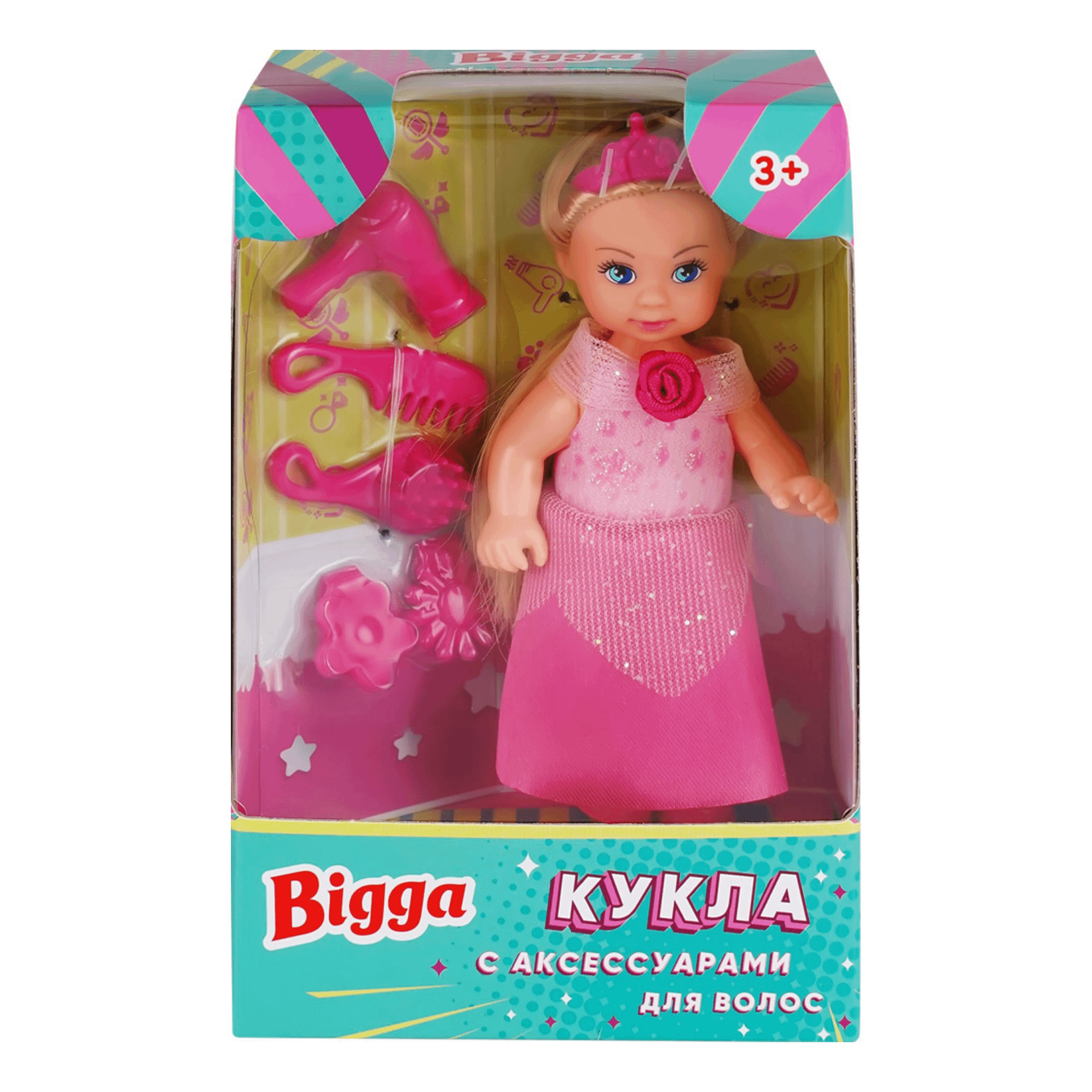 Игровой набор Bigga Кукла мини в ассортименте (цвет по наличию)