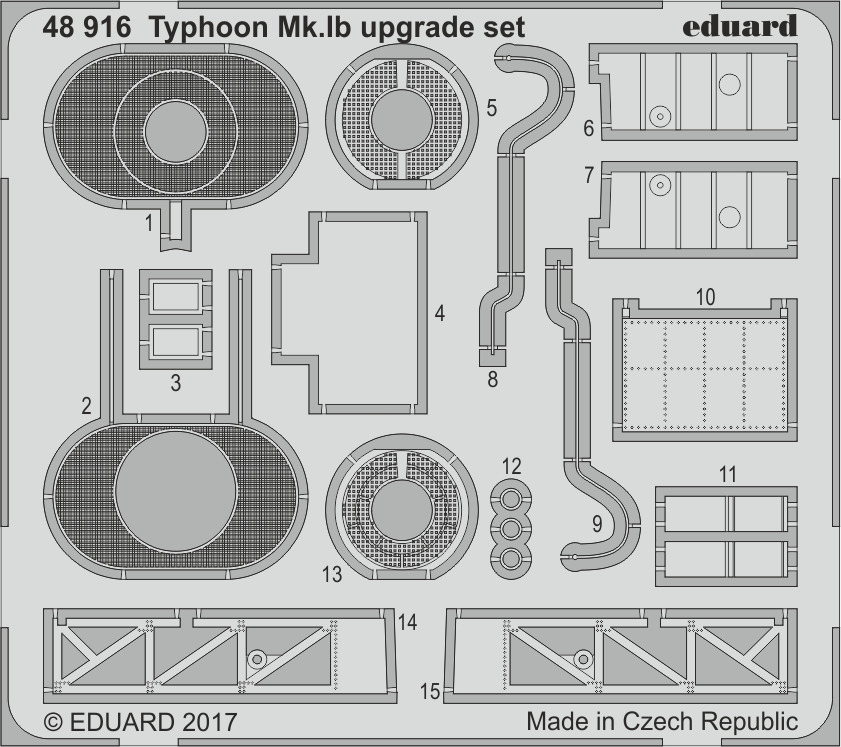 фото Фототравление eduard typhoon mk. ib дополнительный набор