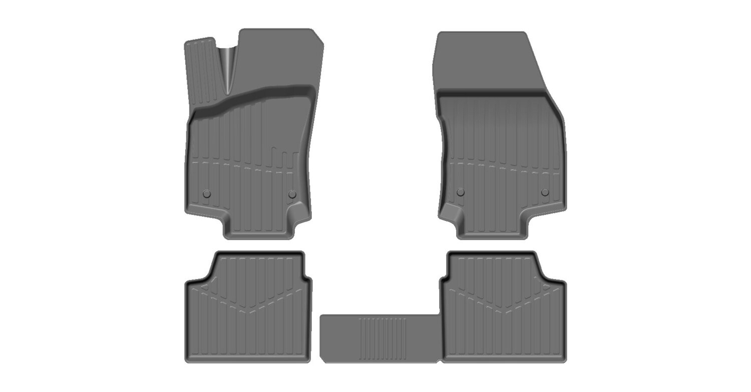 фото Коврики рез. в салон srtk 3d premium для opel astra (h) (2004-2014) pr.op.ast.04g.02080