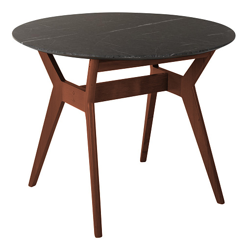 

Стол R-home Нарвик круглый д.860 Мрамор Графит/Темный орех