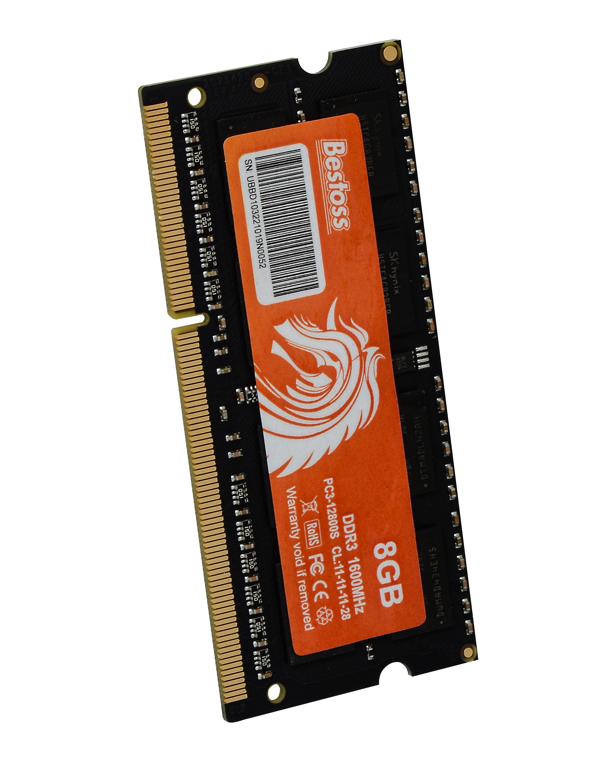 Оперативная память 8 GB Bestoss DDR3 SODIMM 1600MHz