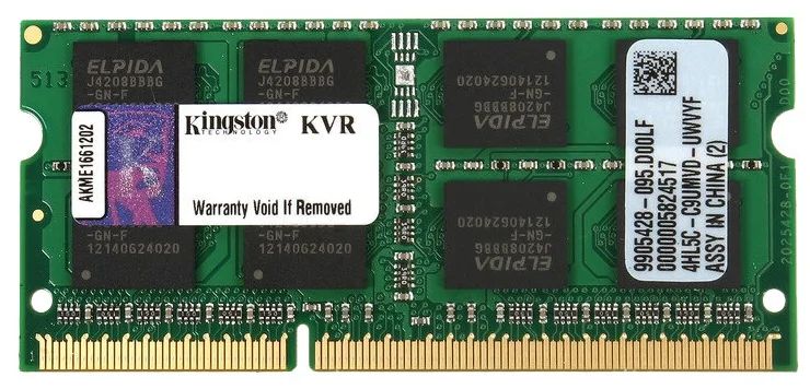 

Оперативная память Kingston DDR3 1x8Gb 1600MHz (KVR16S11/8)