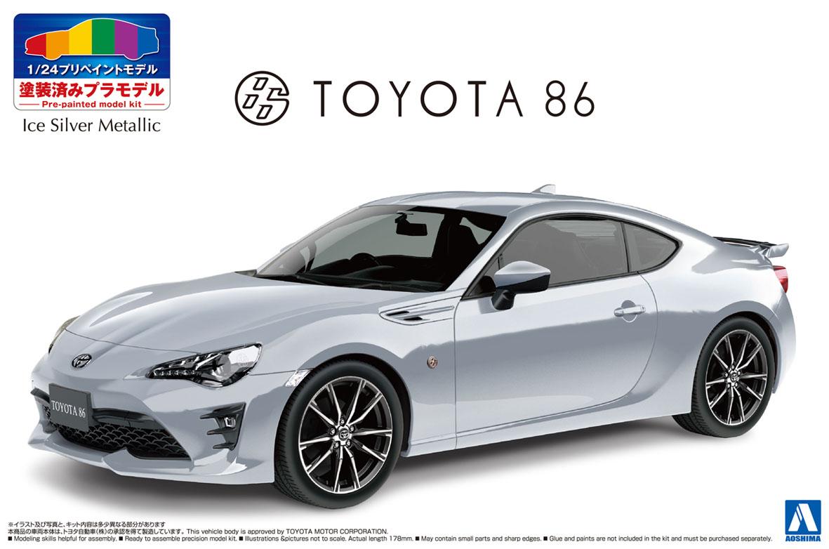 

Сборная модель Aoshima 1/24 Toyota 86 '16 (Crystal Silver Silica) 05649