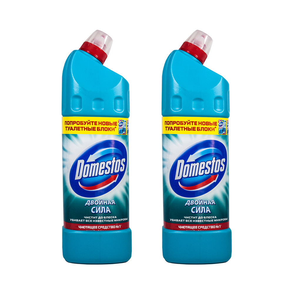 

Универсальный гель Domestos Двойная сила (Атлантическая свежесть (2 шт, 1 л.)), Domestos Двойная сила (Атлантическая свежесть (2 шт, 1 л.))