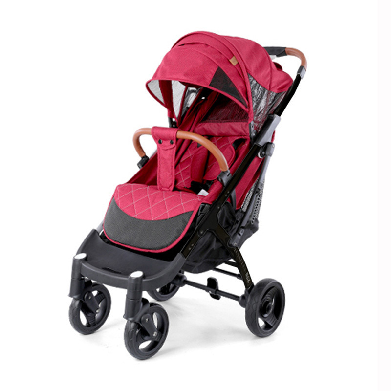 

Коляска YOYA PLUS MAX бордовая с черной рамой, PLUS MAX