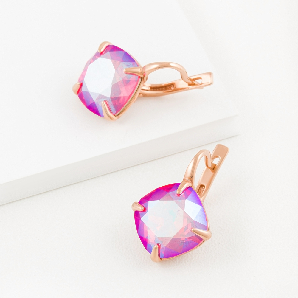 

Серьги из серебра с swarovski НАШЕ ЗОЛОТО Ф1С017з227СХИМ, Ф1С017з227СХИМ