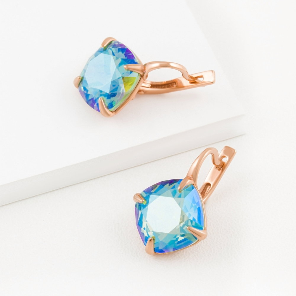 

Серьги из серебра с swarovski НАШЕ ЗОЛОТО Ф1С017з360СХИМ, Ф1С017з360СХИМ