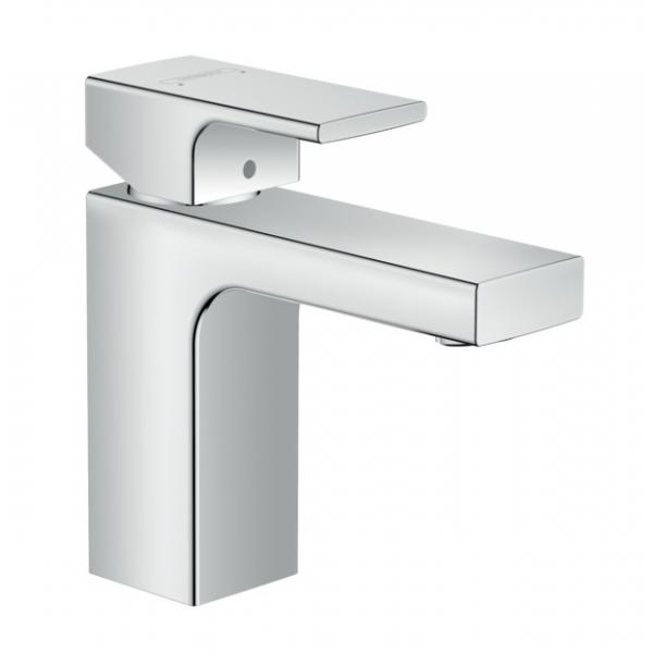 фото Смеситель для раковины 100, со сливным гарнитуром hansgrohe vernis shape 71561000, хром