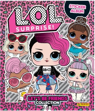 

бокс наклеек panini l.o.l. surprise! lets be friends collection