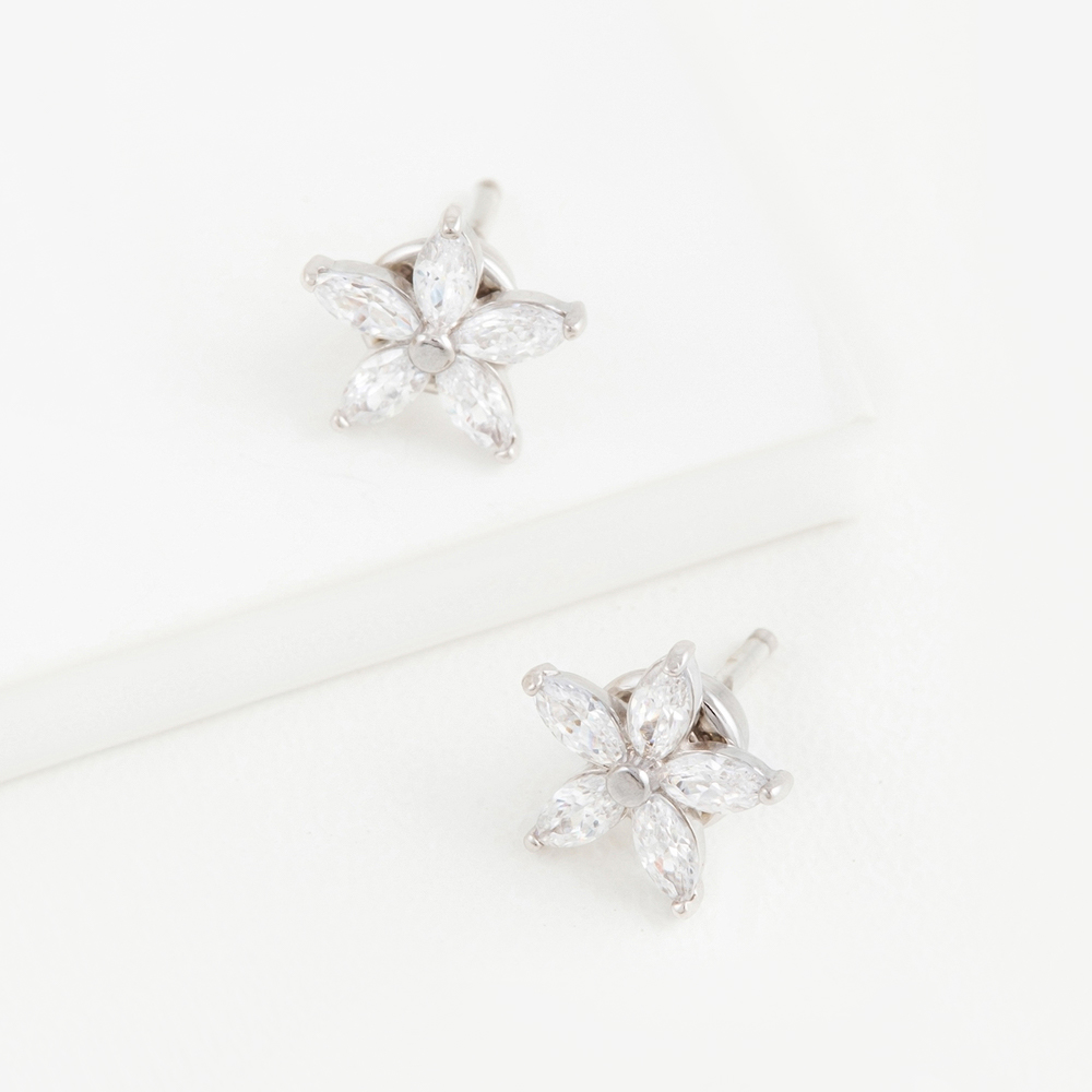 

Серьги-пусеты из серебра с фианитом НАШЕ ЗОЛОТО ЗК6001243-00775, ЗК6001243-00775