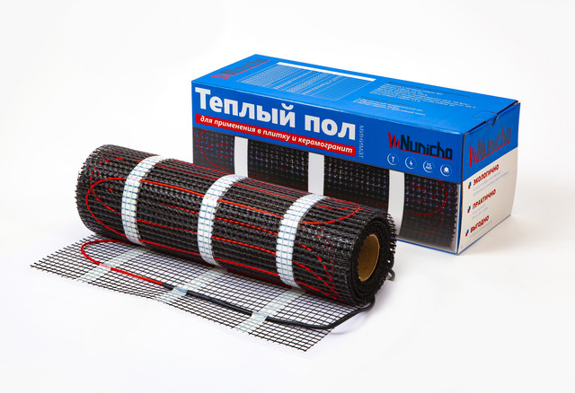 фото Нагревательный мат nunicho 0,5 x 5,0 м, 375 вт (2,5м2)