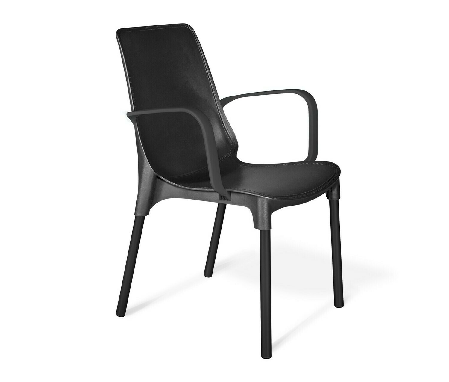 

Стул Sheffilton SHT-S75, черный/черный муар, SHT-S76
