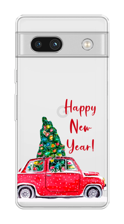

Чехол на Google Pixel 7A "Happy New Year", Красный;зеленый, 271450-5