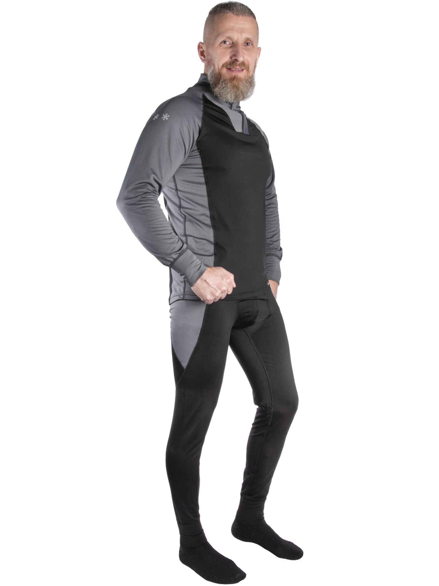 

Термобелье Norfin POLAR WARM BLACK, размер XL, Черный;серый, POLAR WARM