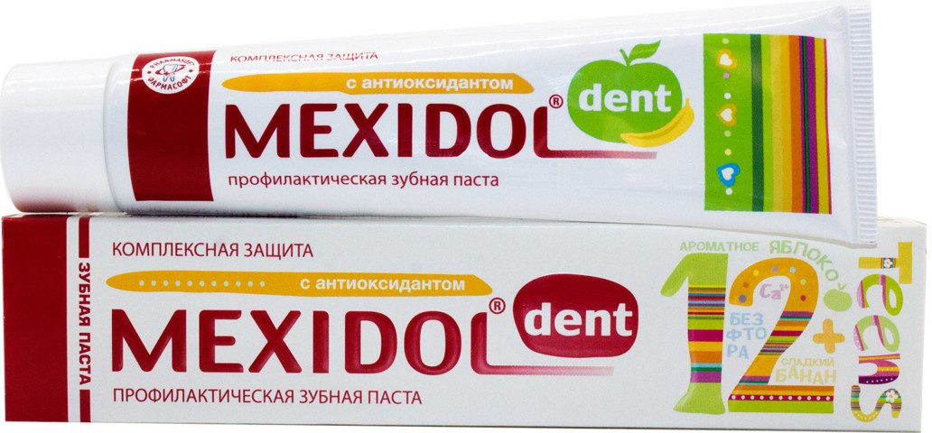 Зубная паста MEXIDOL Dent Kids 3+ 45 г