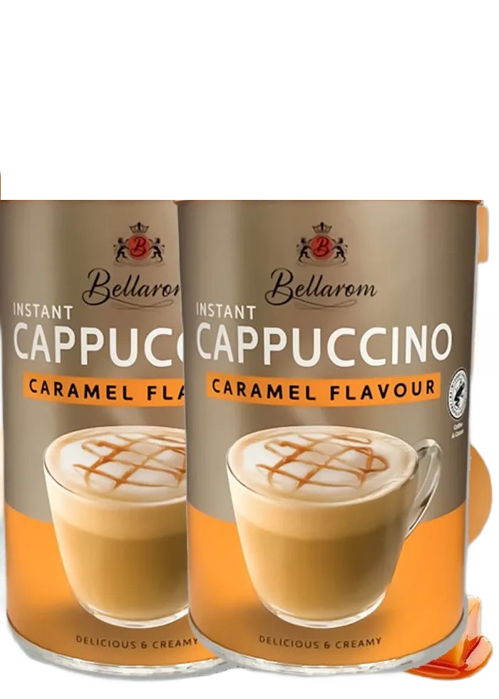 Кофейный напиток Bellarom быстрорастворимый Cappuccino Caramel Flavour, 250 г х 2 шт