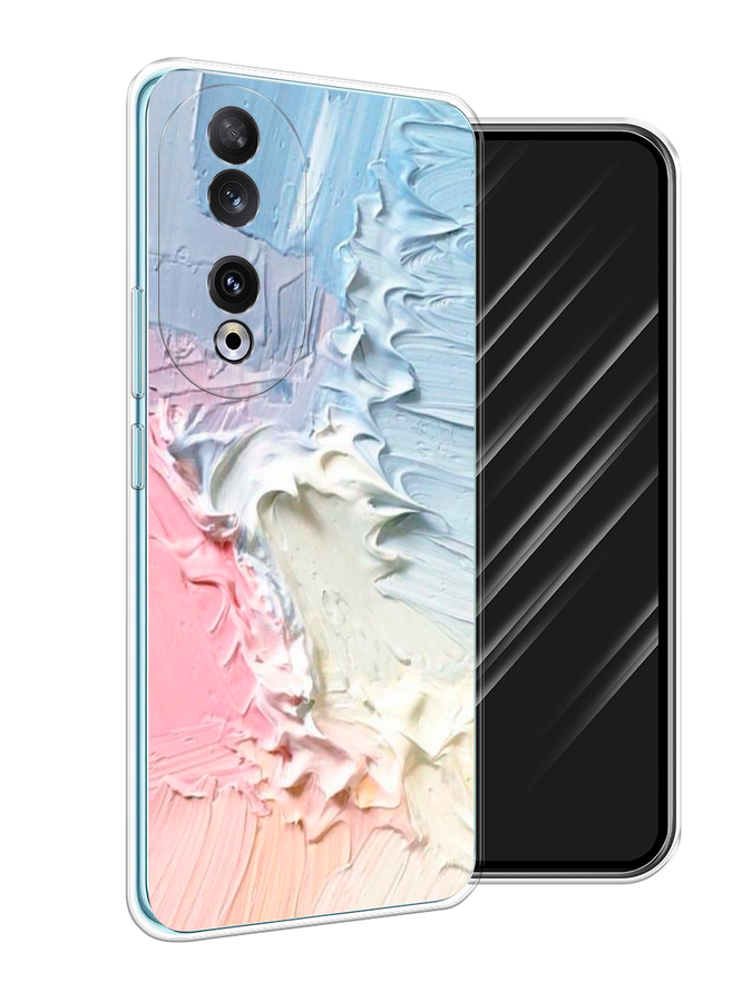 

Чехол Awog на Honor 90 "Фруктовое мороженное", Голубой;розовый;желтый