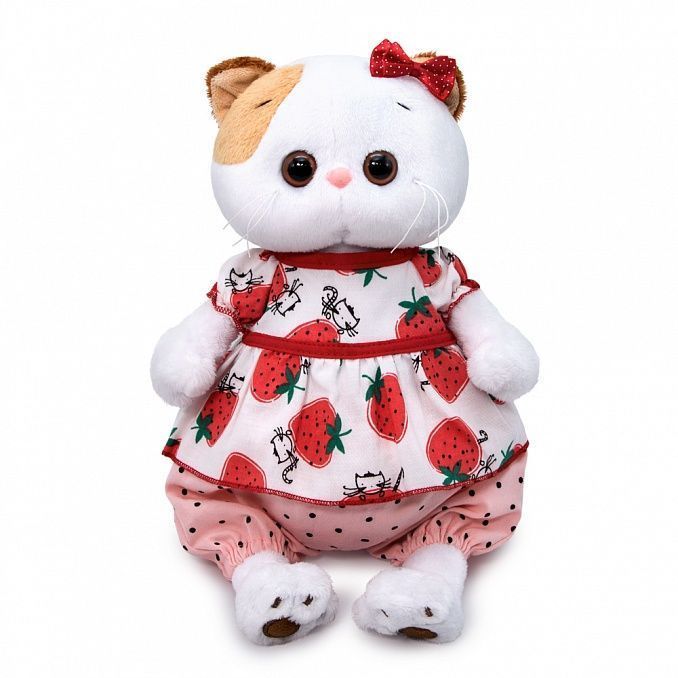 

Кошечка Ли-Ли в блузке с клубничками 24 см