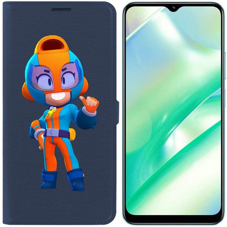 

Чехол-книжка Eco Book для Realme C33 Brawl Stars-GT Макс