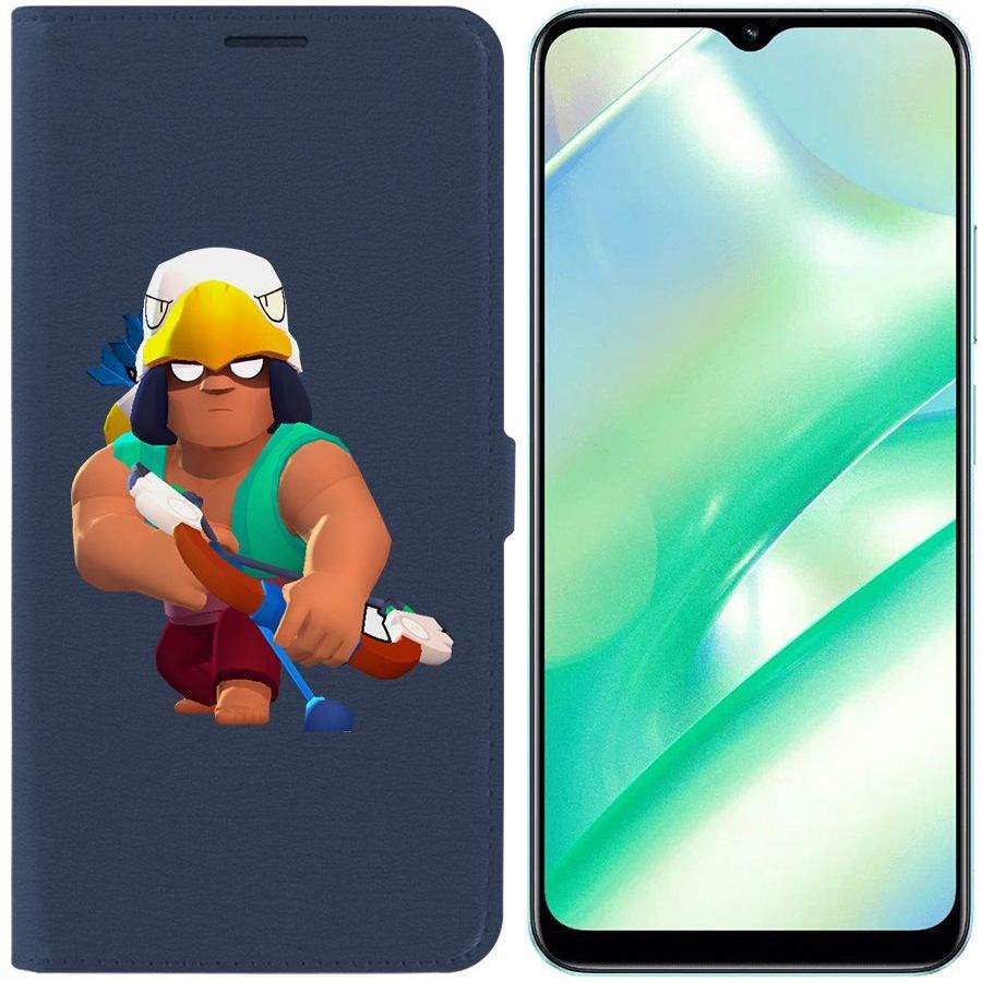 

Чехол-книжка Eco Book для Realme C33 Brawl Stars-Бо