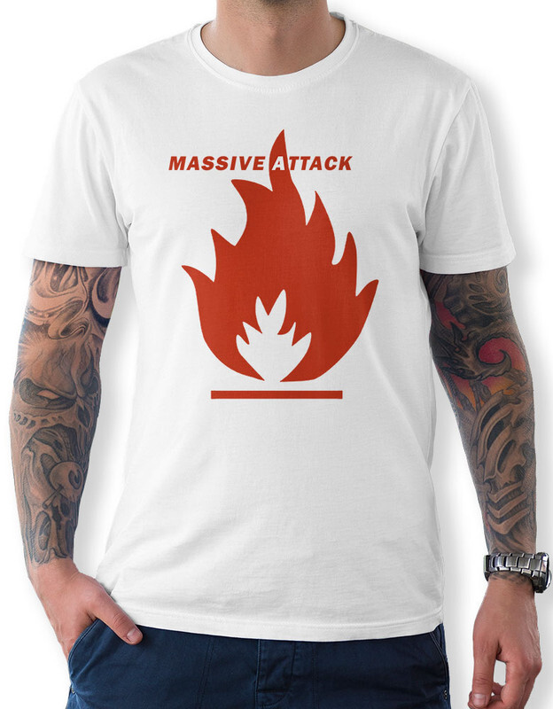 фото Футболка мужская design heroes massive attack белая 2xl