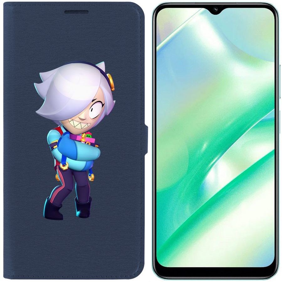 

Чехол-книжка Eco Book для Realme C33 Brawl Stars-Колетт