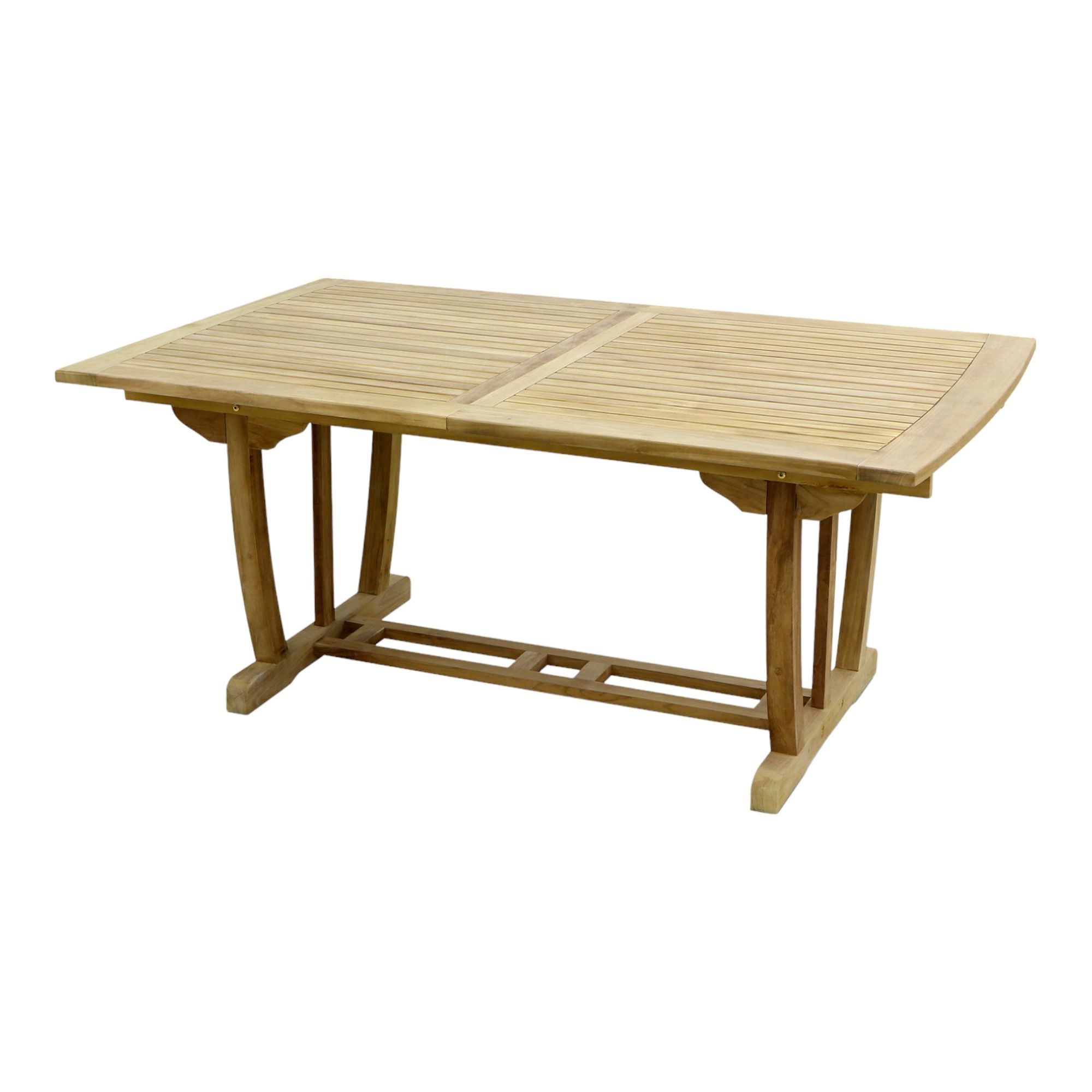 Стол-трансформер обеденный прямоугольный Jepara Kingston коричневый 240 х 110 см