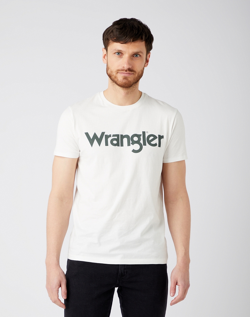 

Футболка мужская Wrangler W7MMD3737 белая L, W7MMD3737